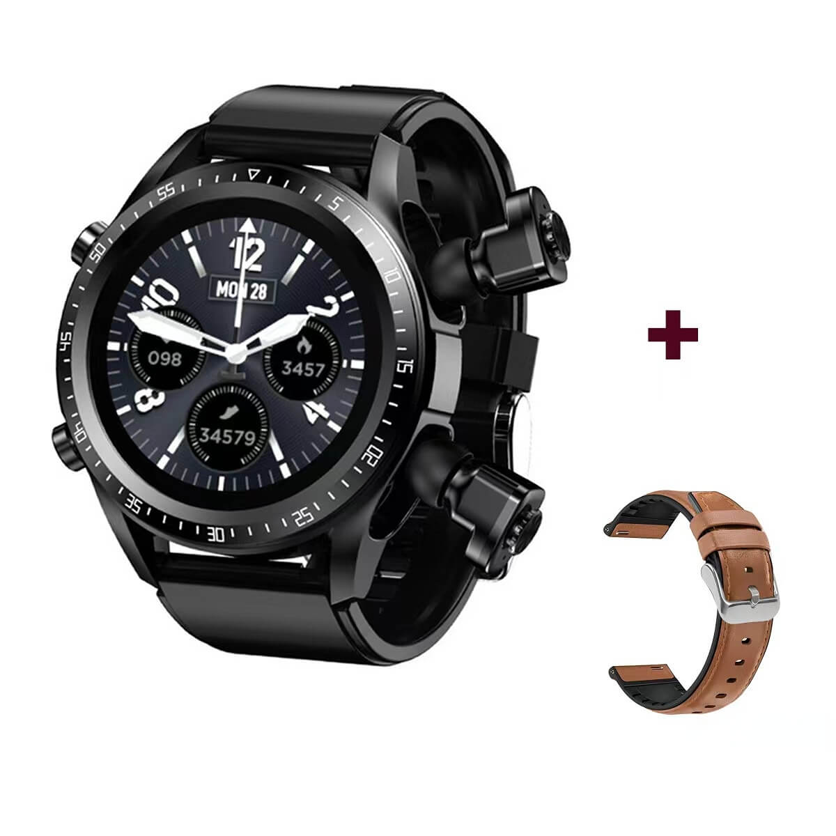 Sound Watch™ | Smartwatch met Oortjes + Gratis Extra Horlogeband